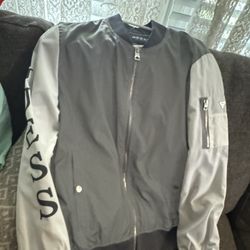 Guess Men’s Nylon Bomber Jacket Size L