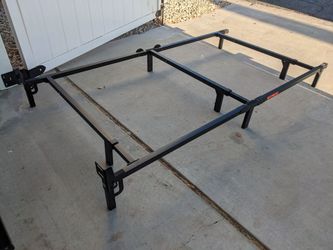 Fold-up twin full or queen size bed frame