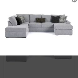 Free Sectional, One Chaise, One Side With 3 Seats