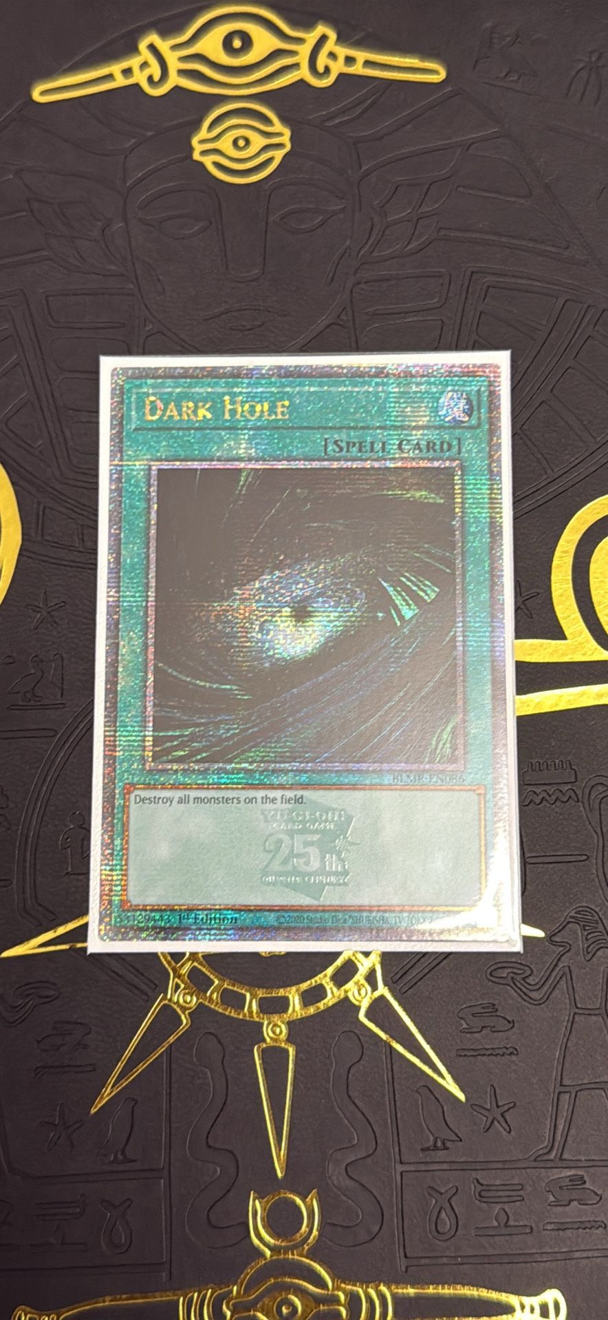 Dark Hole (Quarter Century Secret Rare) - Battles of Legend: Monstrous Revenge (BLMR)