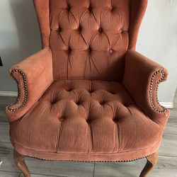 Wingback Antique Accent Chair
