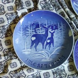 Copenhagen Hand painted Plates 