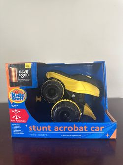 Stunt acrobat car full function, battery operated, aged 6& up, unopened, no holds