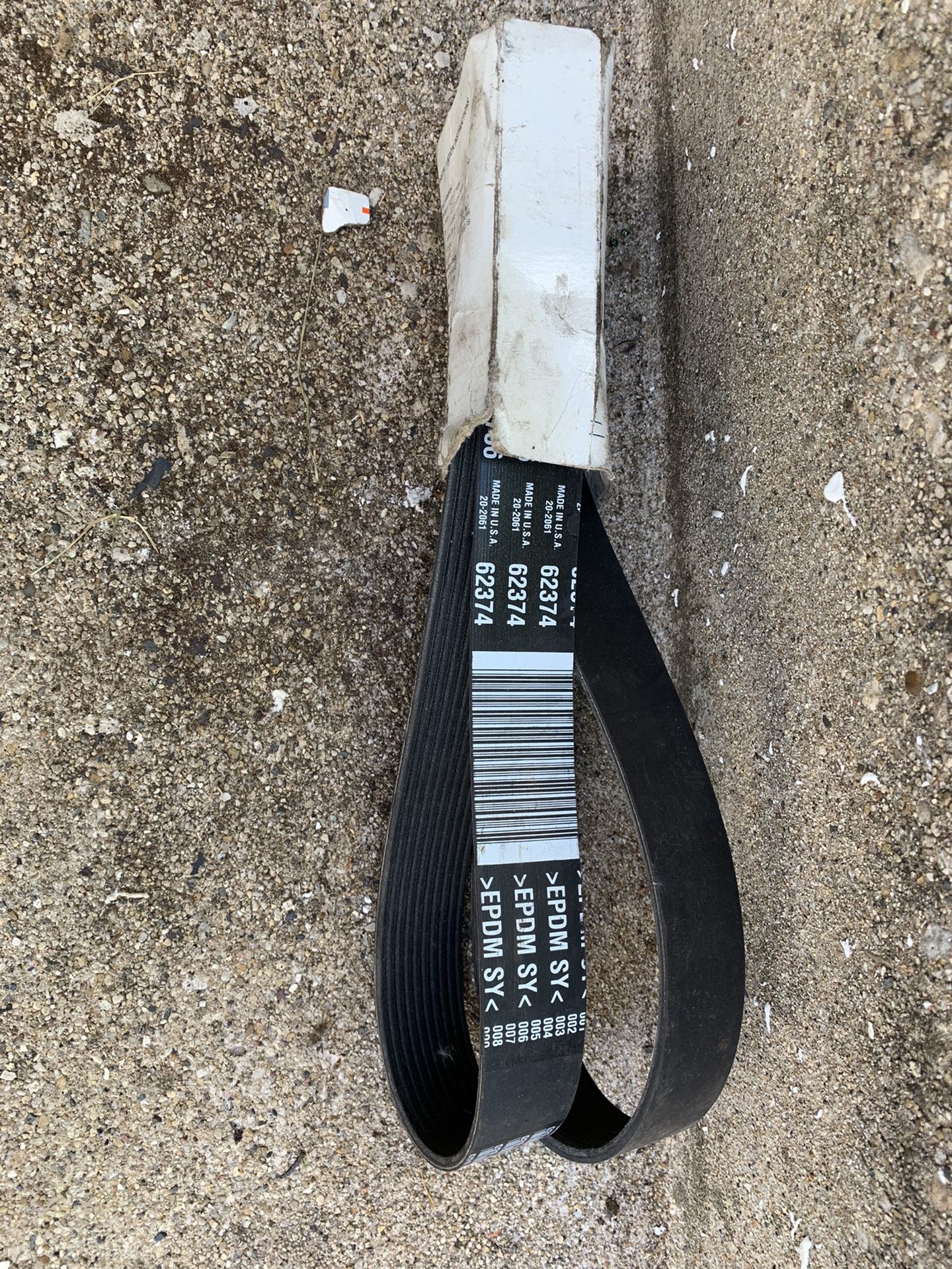 Volvo truck v belt 62374