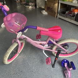 🚲 16” Girls’ Princess Bike – With Training Wheels! 👑