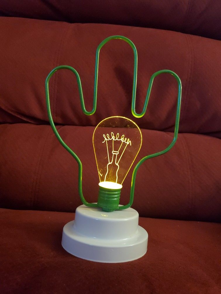 Decorative Cactus with Light