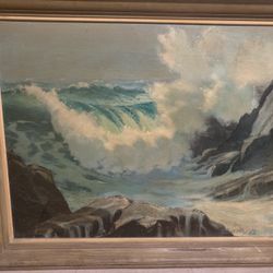 Original Thomas Crotty Oil Painting 1962 