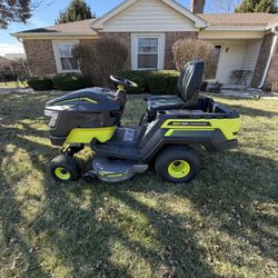 Ryobi 42 inch electric riding mower