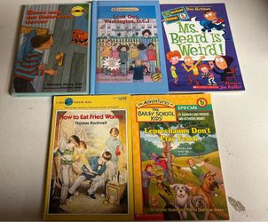 Children's fiction chapter books bundle of 5