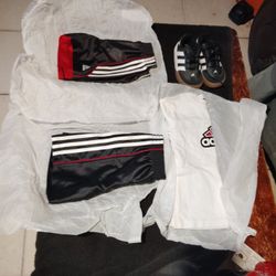 Adidas Baby 2T Outfit And Shoes 