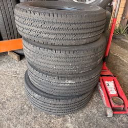 Lt245/75/16 four tires used