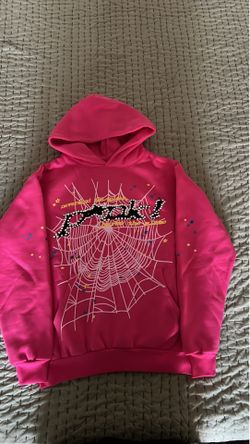 P*nk spider hoodie