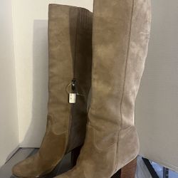 Via Spiga Suede Knee High Boots