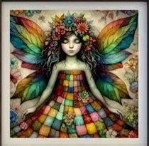 Beautiful Patchwork Diamond Painting Fairy