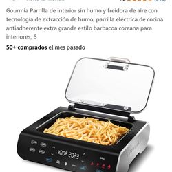 Gourmia Smokeless Grill & Air Fryer