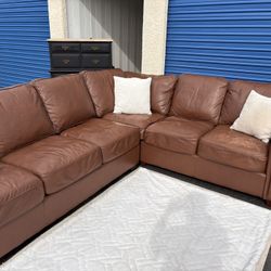 Leather Couch 