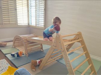 Pikler Set/Indoor Toddler Climbing Gym