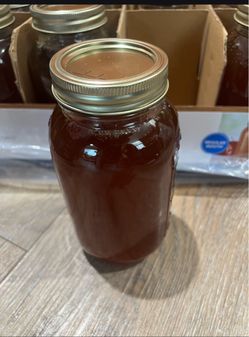 Organic honey raw honey Regular Mason jar. 32oz. $25 Medium Mason jar 16oz. $15 Small Mason jar. 8 oz. $10 Honey comb $10–$15