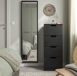 IKEA NISSEDAL Full-Length Mirror – Black (15 3/4” x 59”)