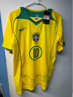Ronaldinho total 90 Brasil Retro Jersey size L