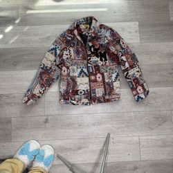 Chinatown Market Tapestry Patchwork Jacket