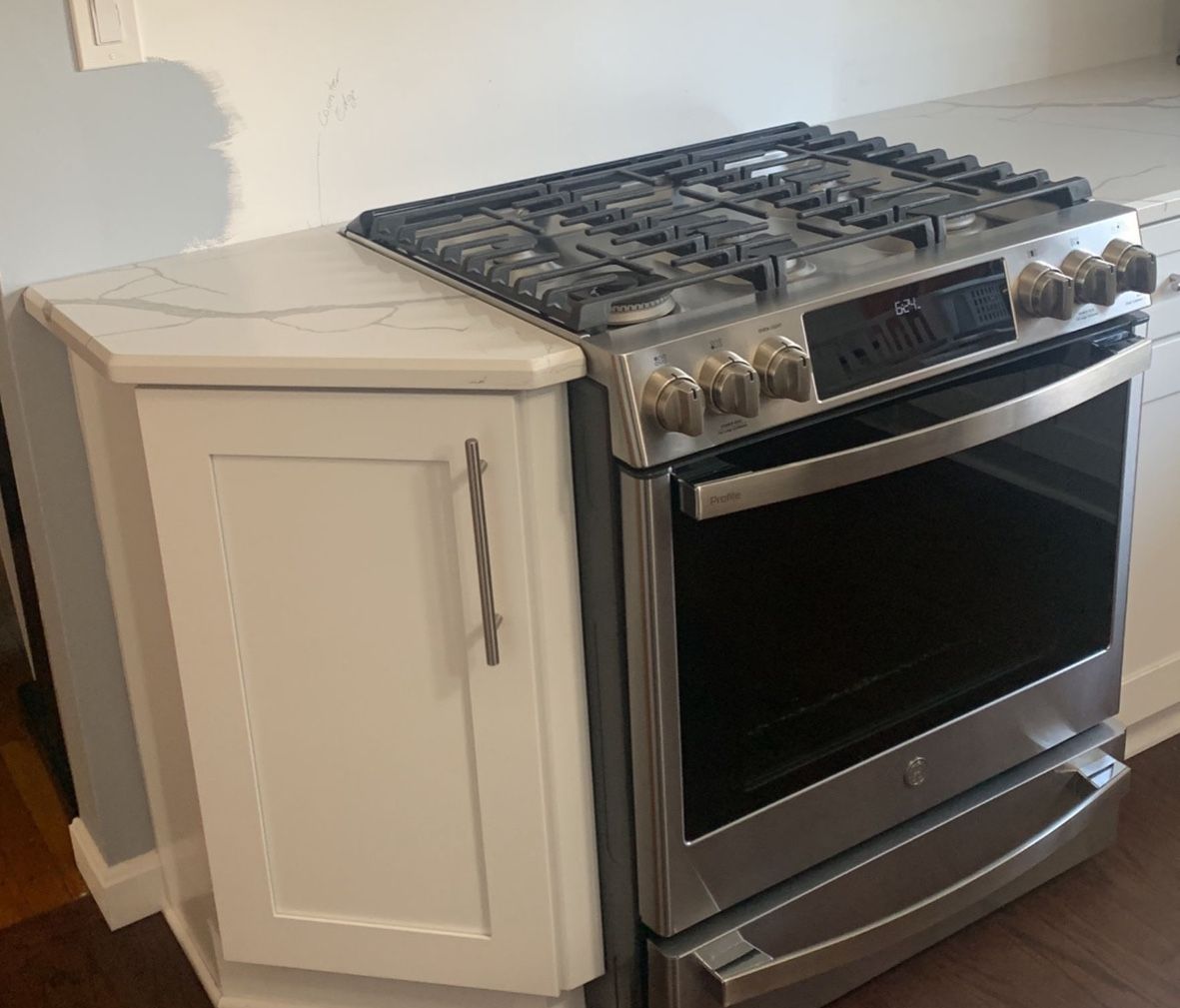 Shaker Cabinet Ice White (Corner)