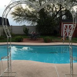 Wedding Arch, Fiesta Arch, Garden Arch, Quinceañera Arch perfect for any event.  Inbox me or call me.