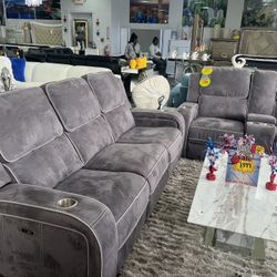 Power Sofa Last One Clearance Sale Both Pieces Take Them Right Now $1399 brand new