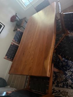 Dining table and chairs