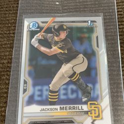 2022 Bowman Chrome Jackson Merrill Rookie Card