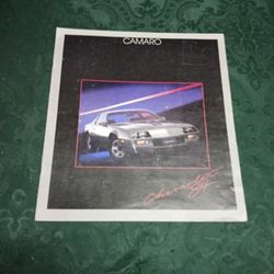 Vintage 1984 Camaro Brochure 