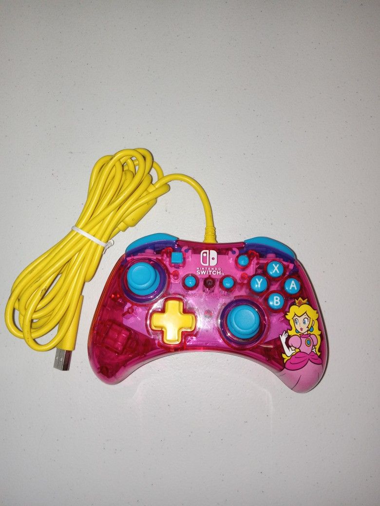 Peach Nintendo Switch Controller