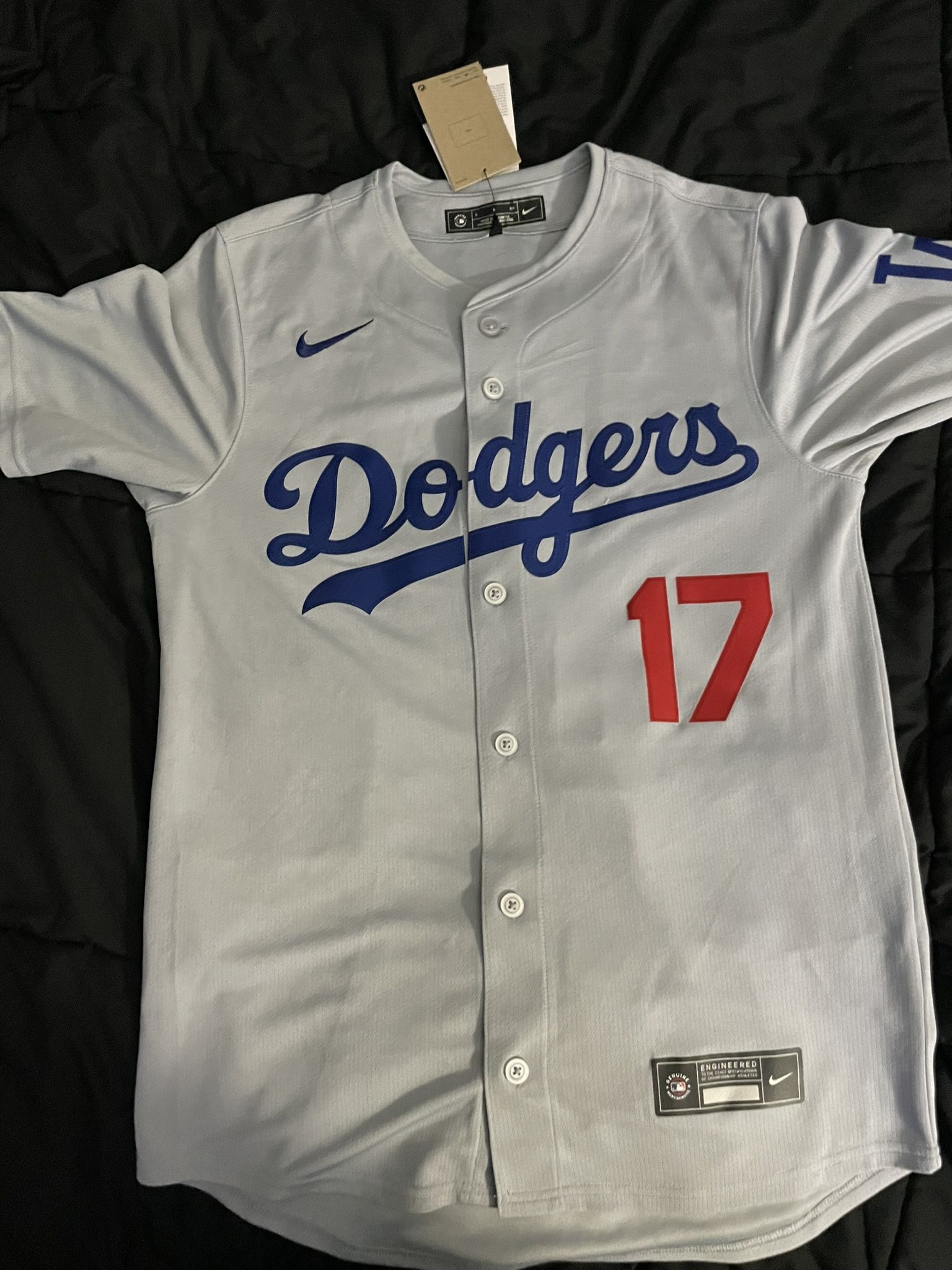 Gray Ohtani Dodgers Jersey 