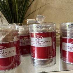 🎄 Set of 6 Holiday Time Clear Rope Lights – 18ft Each! 🎄