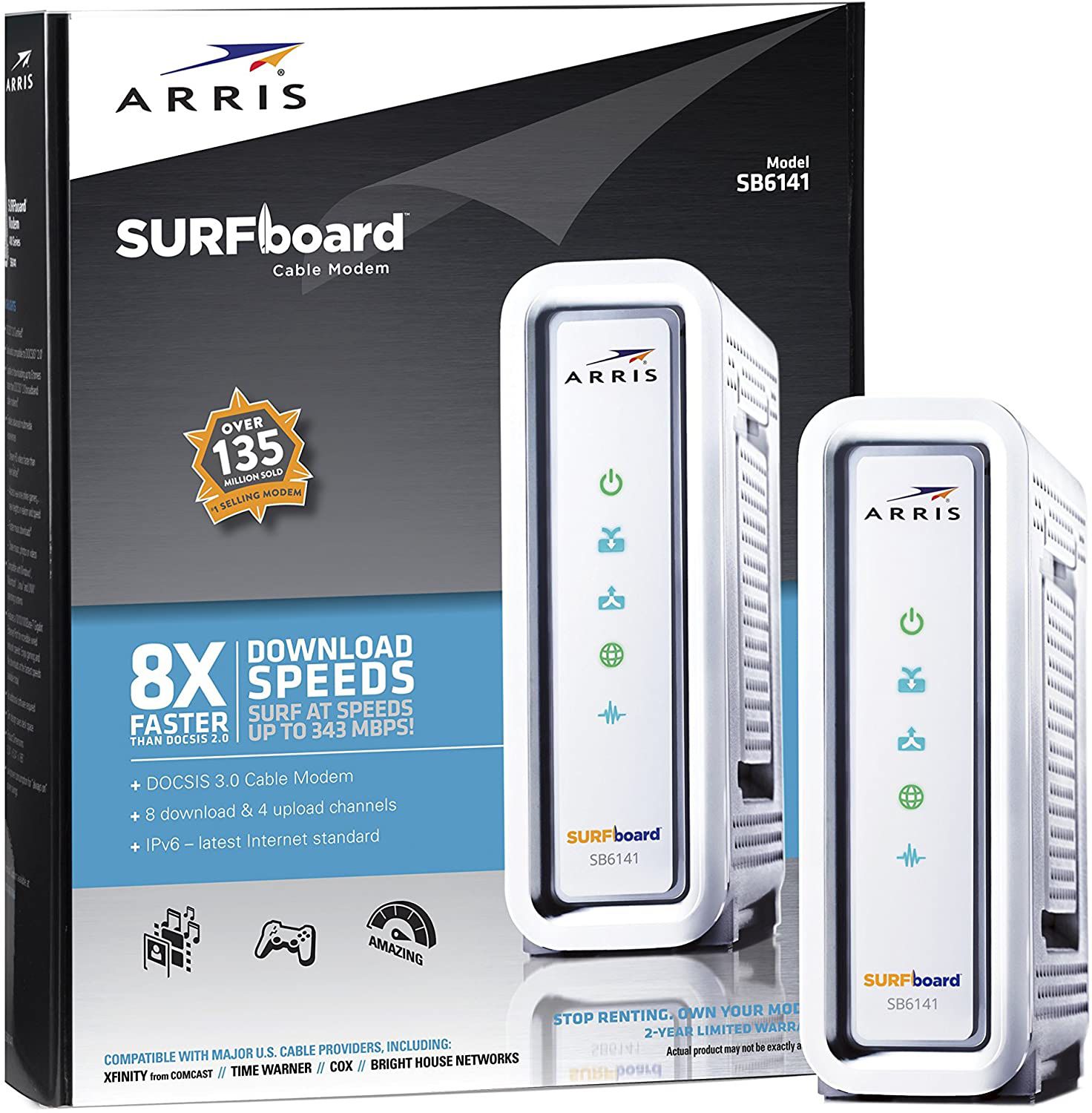 Motorola ARRIS SURFboard SB6141 Cable Modem