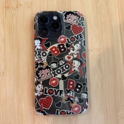 Velvet Caviar Betty Boop Sassy Glitter Phone Case