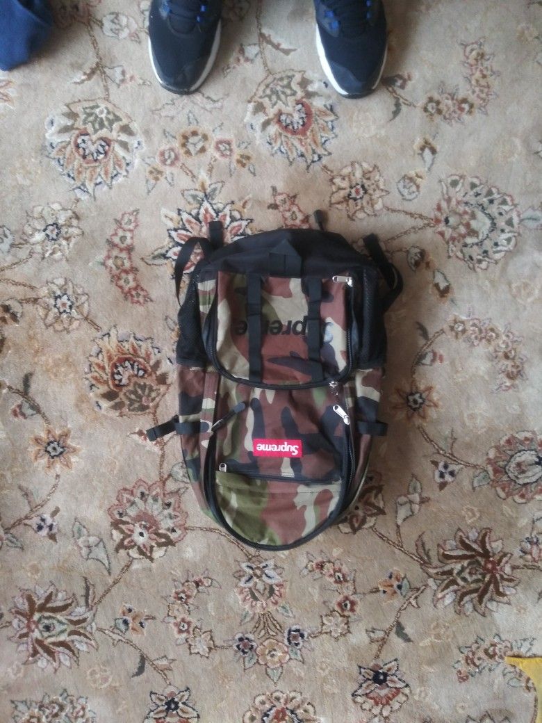 Supreme Camo Backpack