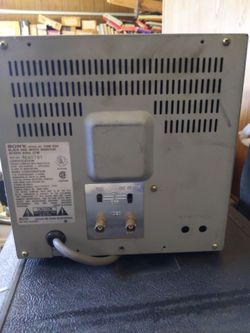 Vintage Sony ssm-930 Black and White monitor 9"  (RS-170)