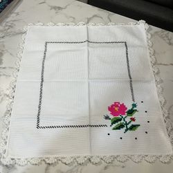 Crosstitch Tortilla Warmer/Servilleta Bordada