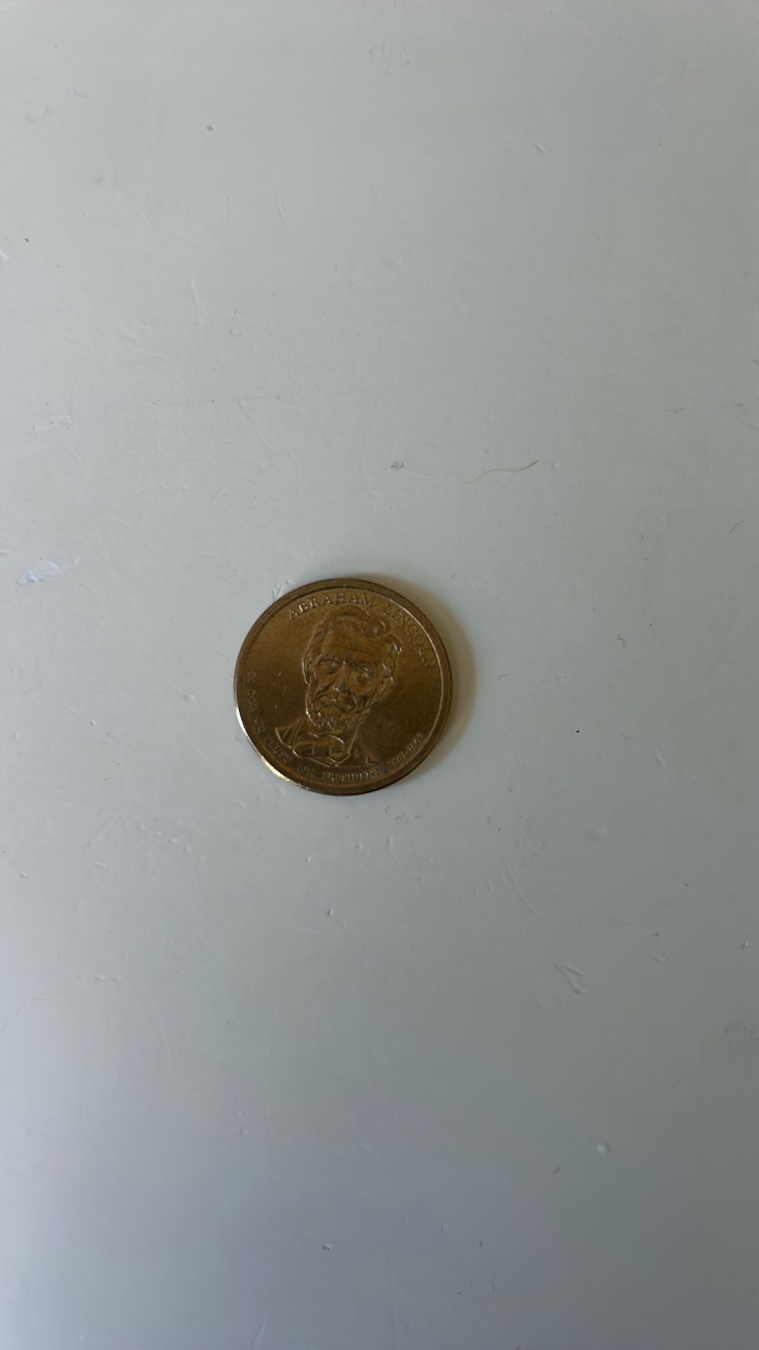 Rare 1861 Abraham Lincoln 1 Dollar Coin