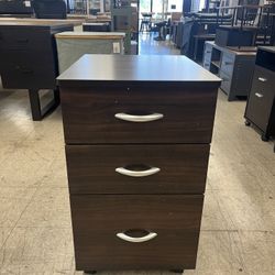 ACME Furniture Benzara 3 Drawer File Cabinet - Dark Brown