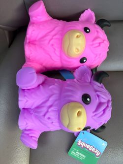 Squishy cow and dog