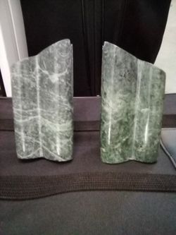 Butterfly Bookends, Jade/White