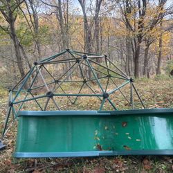 monkey bars and slide 