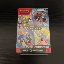 Pokemon TCG Journey Together Booster Bundle SEALED - 6 Booster Packs