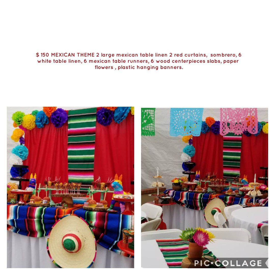 Gently used Mexican/Fiesta party decor for Sale in Riverside, CA - OfferUp