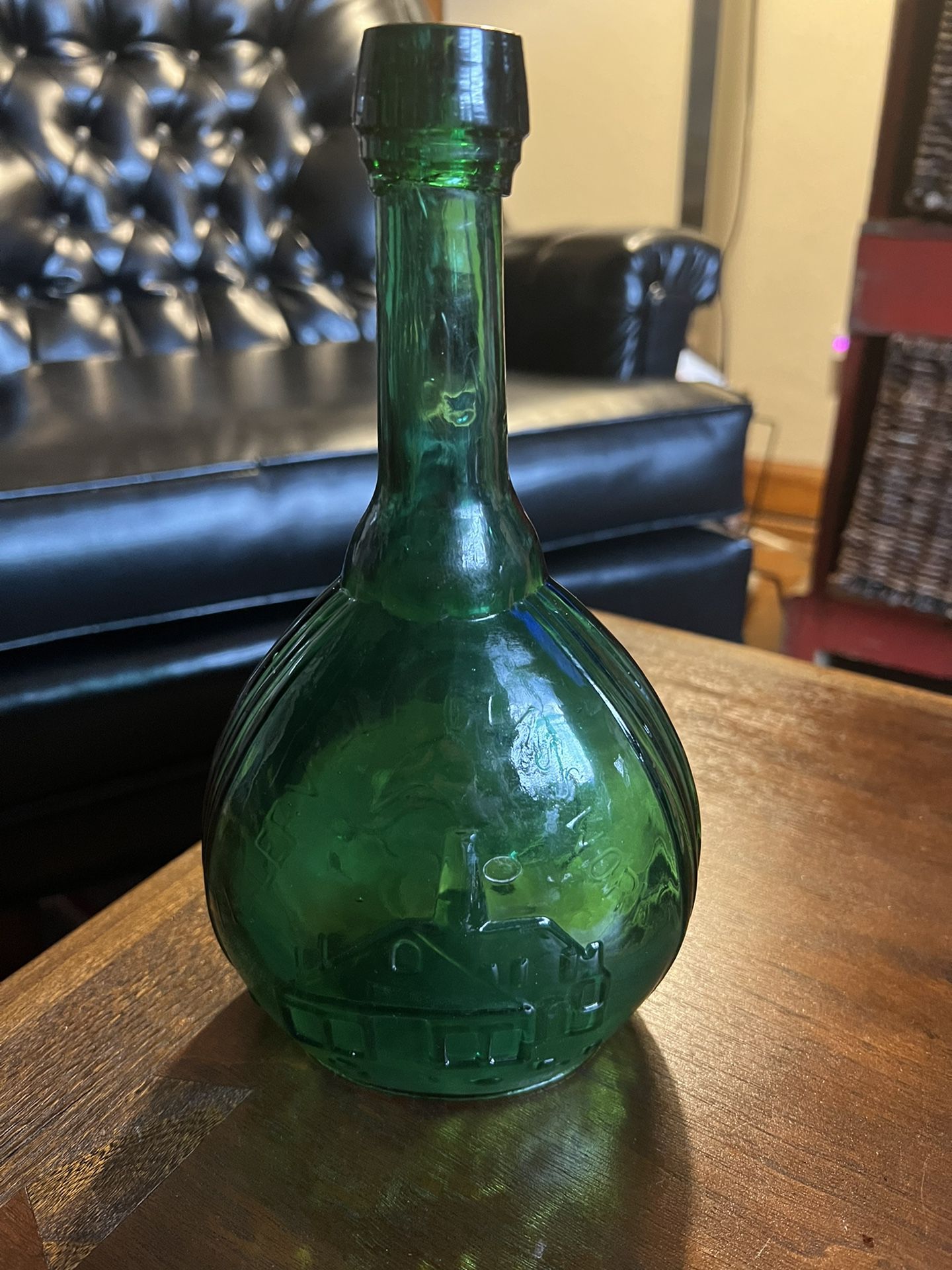 Vintage Antique Jenny Lind Flask Bottle