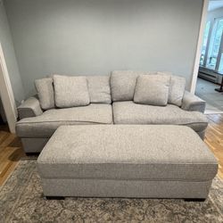 Couch and Ottoman 