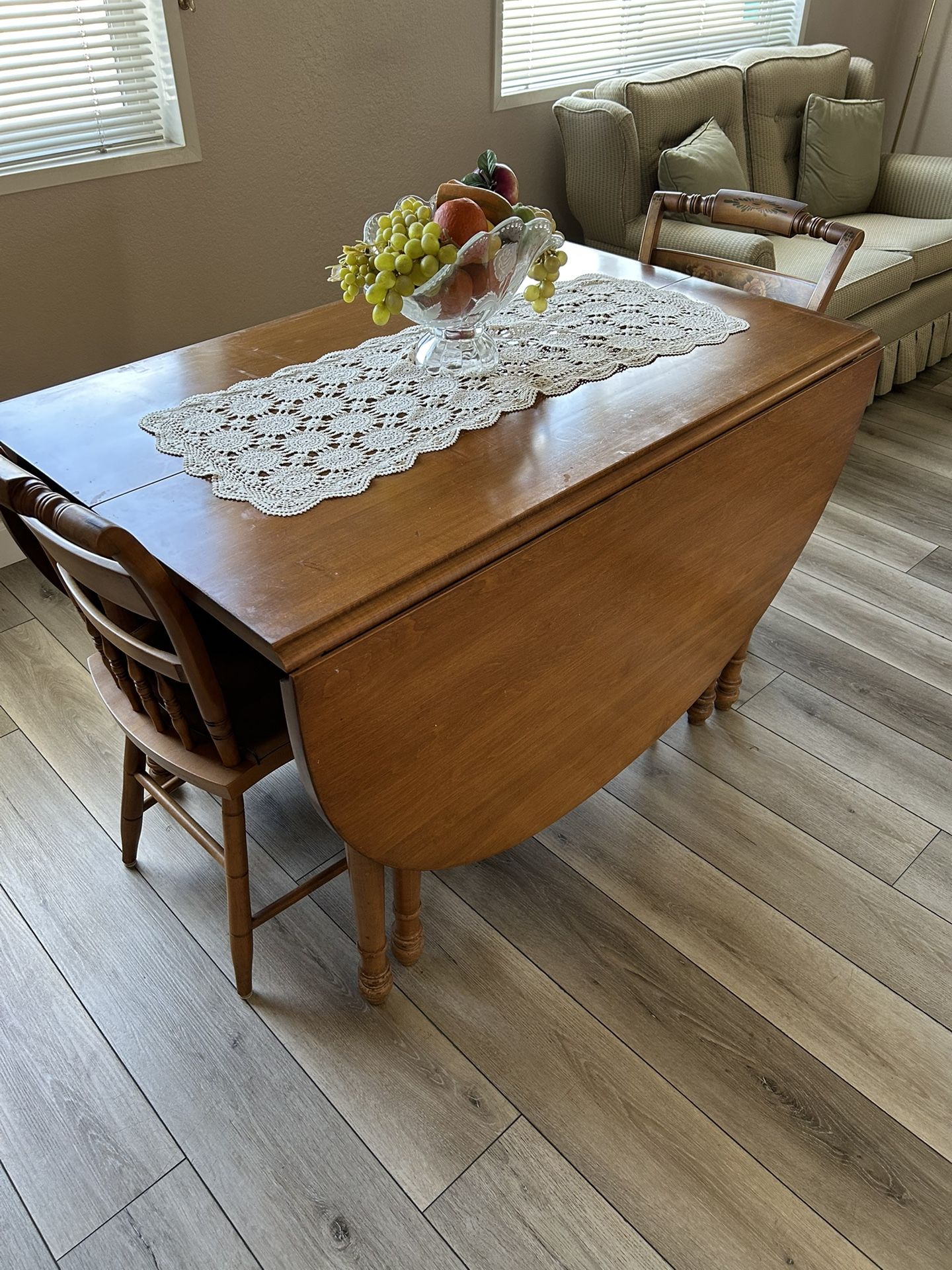 Dining Room Table & 2 Chairs