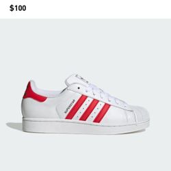 Red And White Adidas 